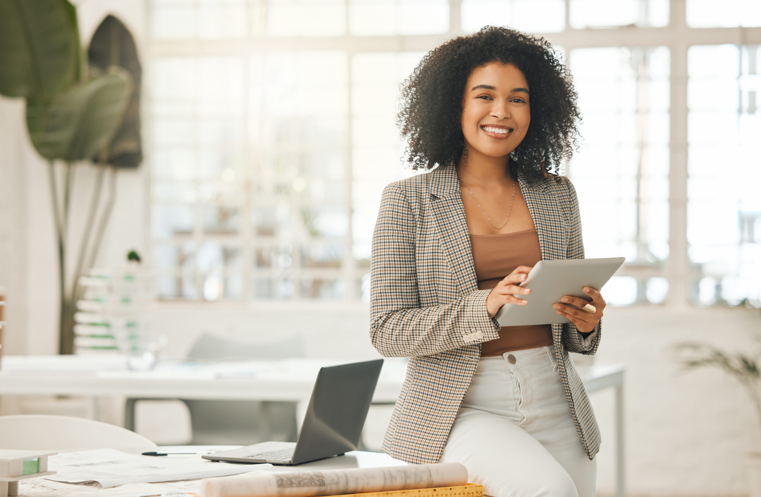 Professional woman in office
